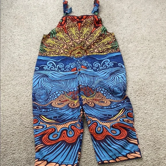Chris Pinkerton 2012 3D Epic Surf Tapestry Jumpsuit. XXL. - Picture 4 of 10
